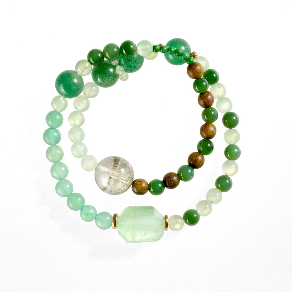 Verdant Growth-The Vitality Blueprint Bracelet