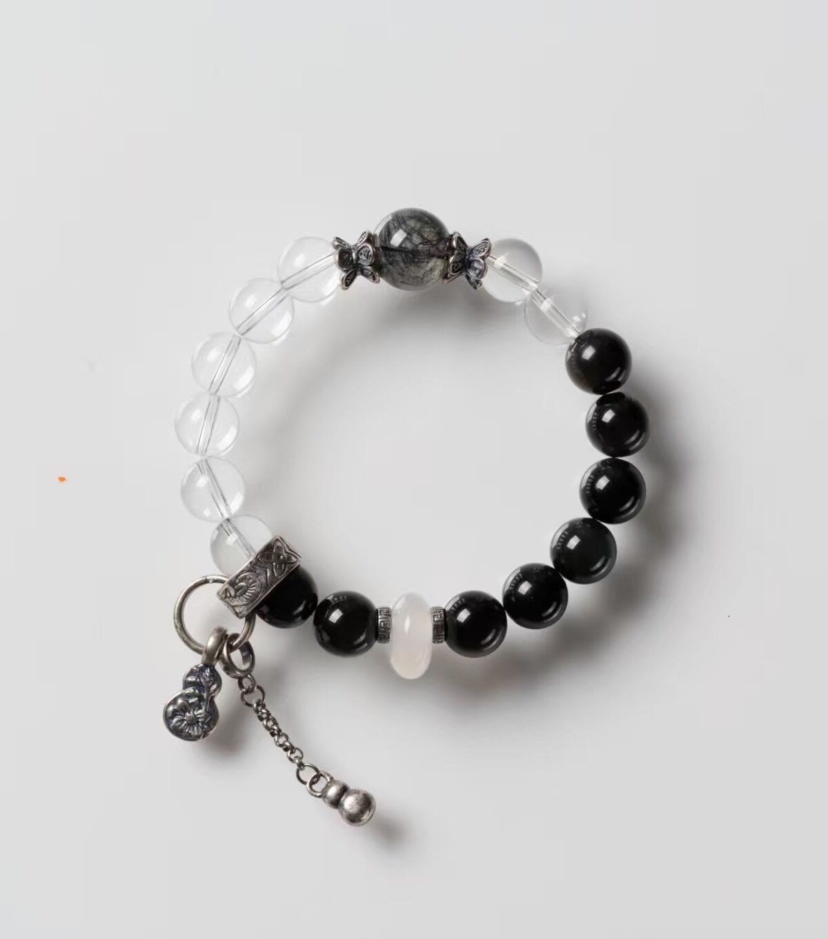 Serene Grace| Yin Yang Balance Women’s Crystal Bracelet